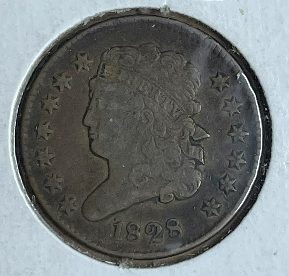 1828 1/2 Cent 13 Stars (1 of 2)