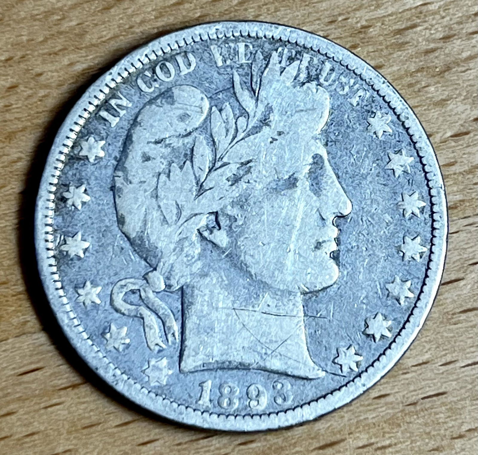 1893-o Barber Half Dollar (1 of 2)