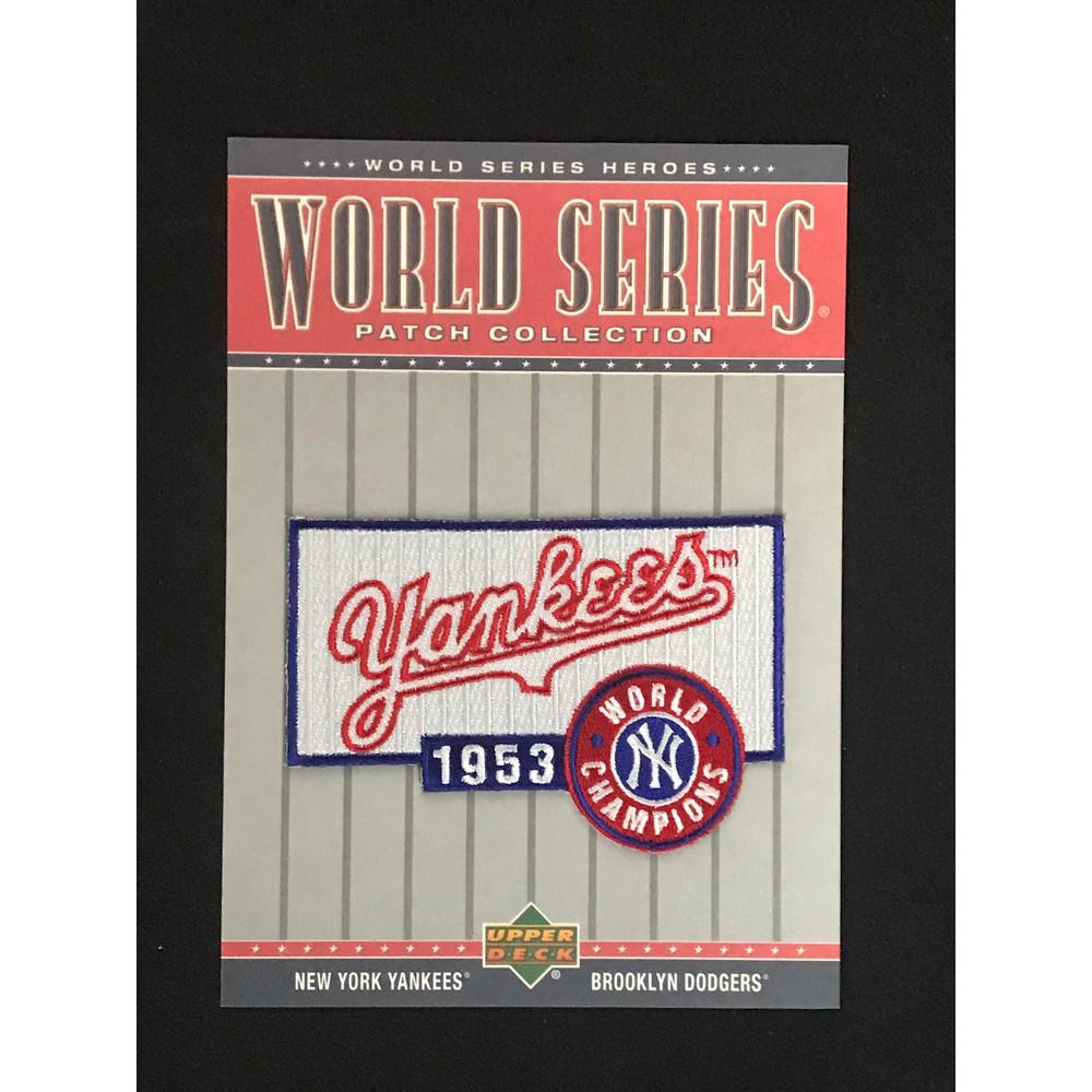 2002 Ud Ny Yankees 1953 World Series Patch (1 of 2)