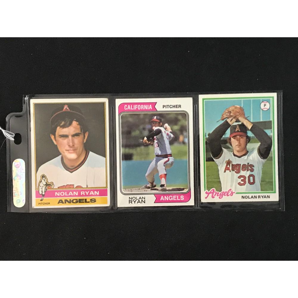 Three Vintage Nolan Ryan Cards 1976,78,84 (1 of 2)