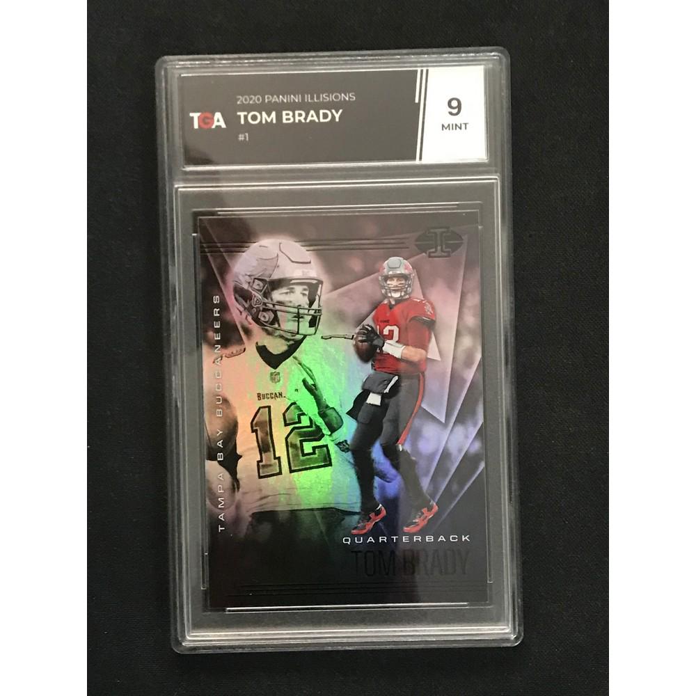 2020 Illusion Tom Brady Tga 9 Mint (1 of 2)