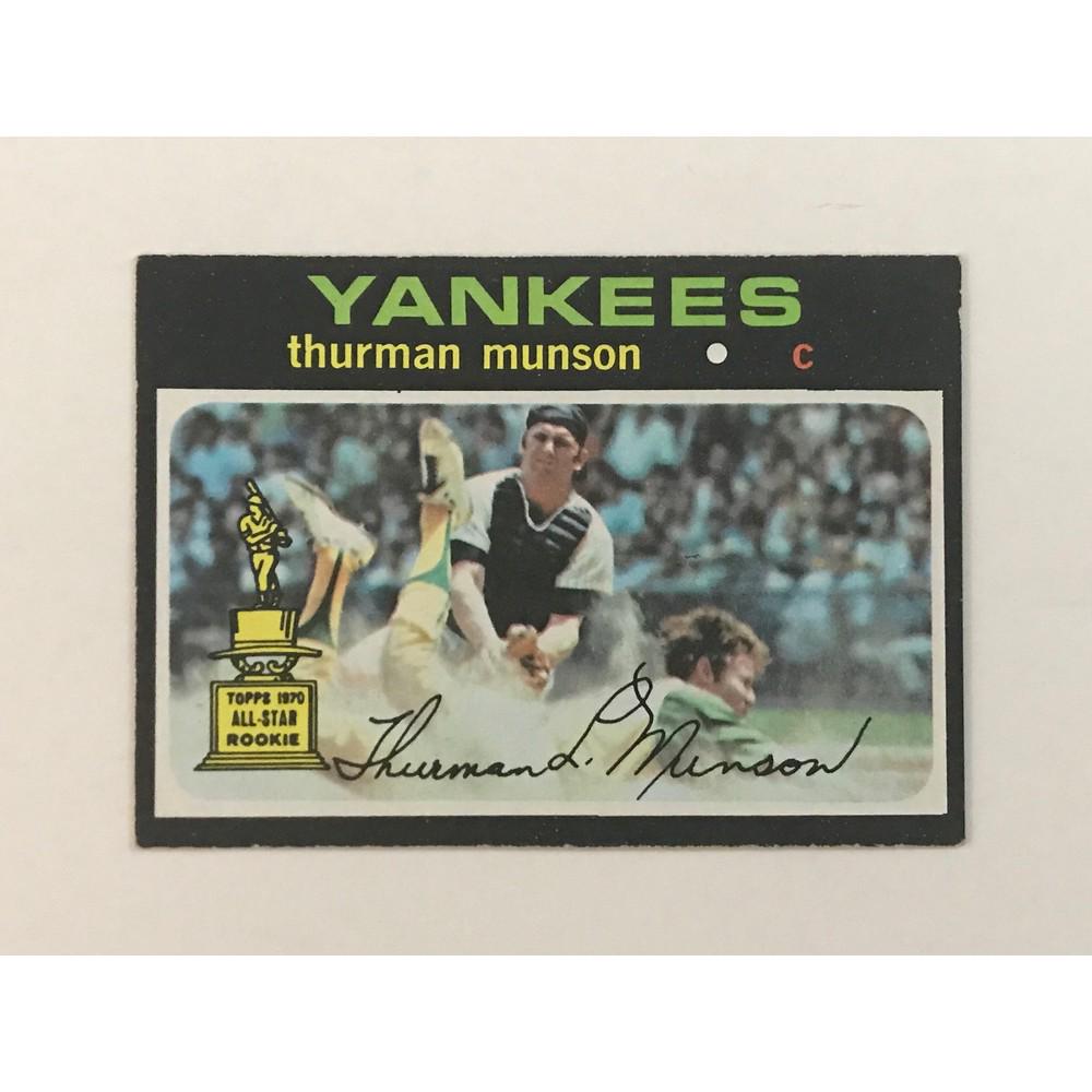 1971 Topps Thurman Munson Allstar Rc Ex+ (1 of 2)