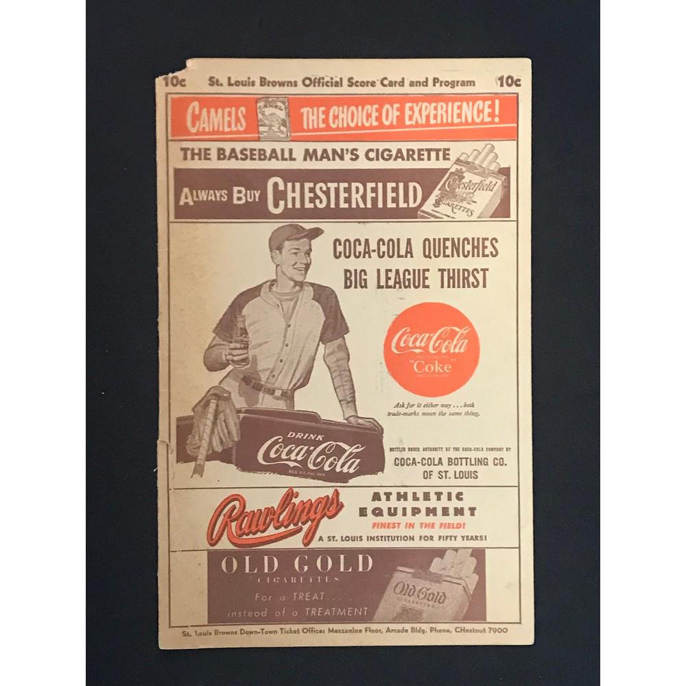 1948 St. Louis Browns Scorecard/program (1 of 3)
