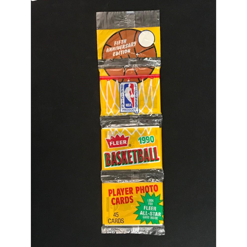 1990 Fleer Basketball Sealed Rack Pack (1 of 2)
