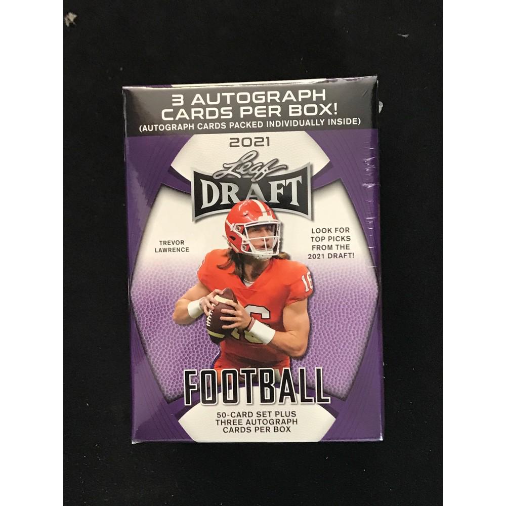 2021 Leaf Draft Football Sealed Blaster Box (1 of 3)