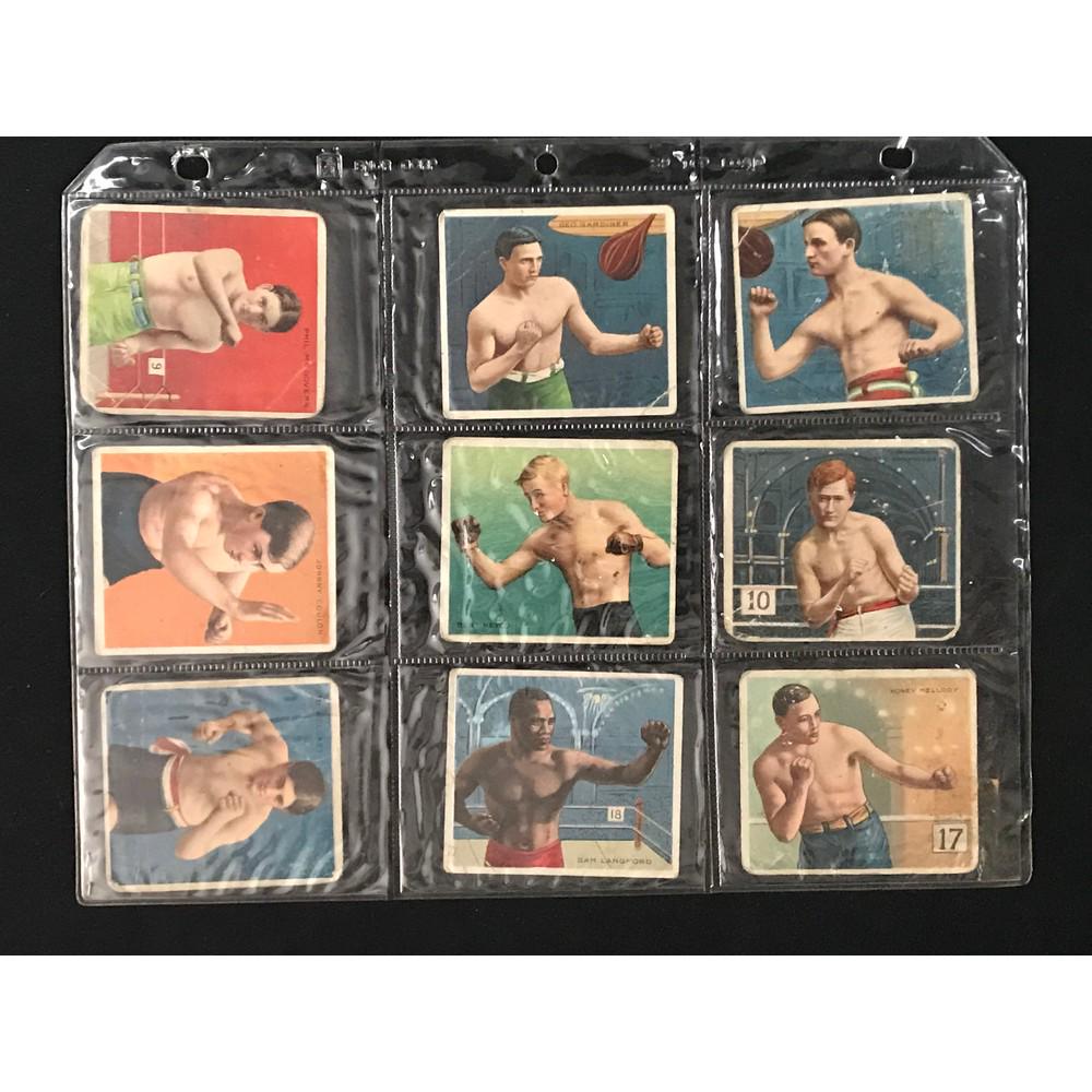 9 1910 T218 Boxing Cards (1 of 2)