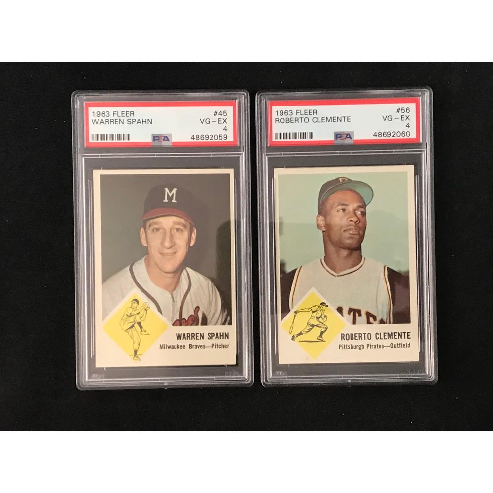 1963 Fleer Baseball 66 Cards Set Near Mint (1 of 15)