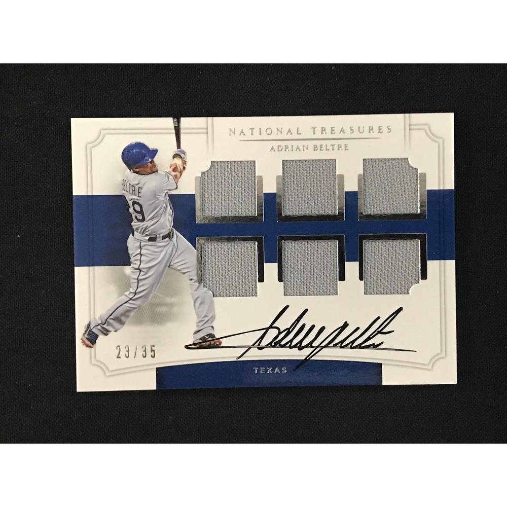 2017 Adrian Beltre Auto Jersey Card 23/35 (1 of 2)
