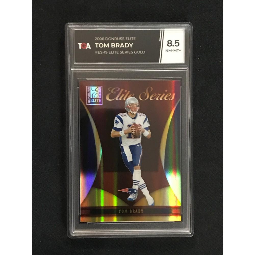 2006 Donruss Tom Brady Elite Series Gold Tga 8.5 (1 of 2)