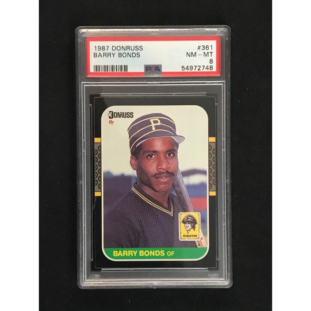 1987 Donruss Barry Bonds Rc Psa 8 (1 of 2)