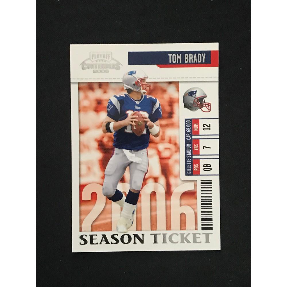 2006 Contenders Tom Brady Card (1 of 2)