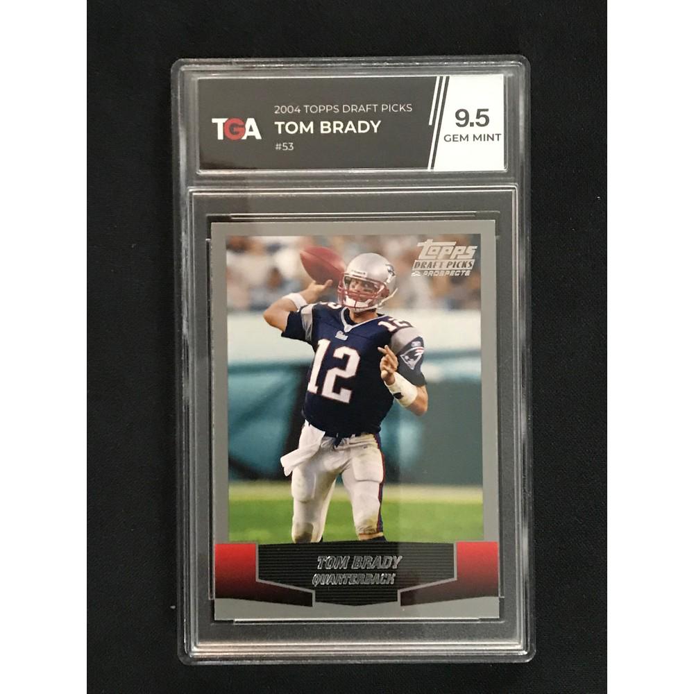 2004 Topps Draft Picks Tom Brady Tga 9.5 Gem Mint (1 of 2)
