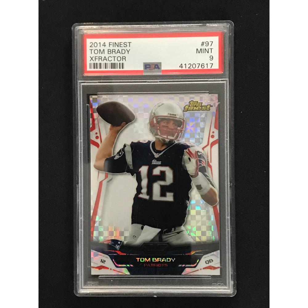 2014 Finest Tom Brady Xfractor Psa 9 (1 of 2)