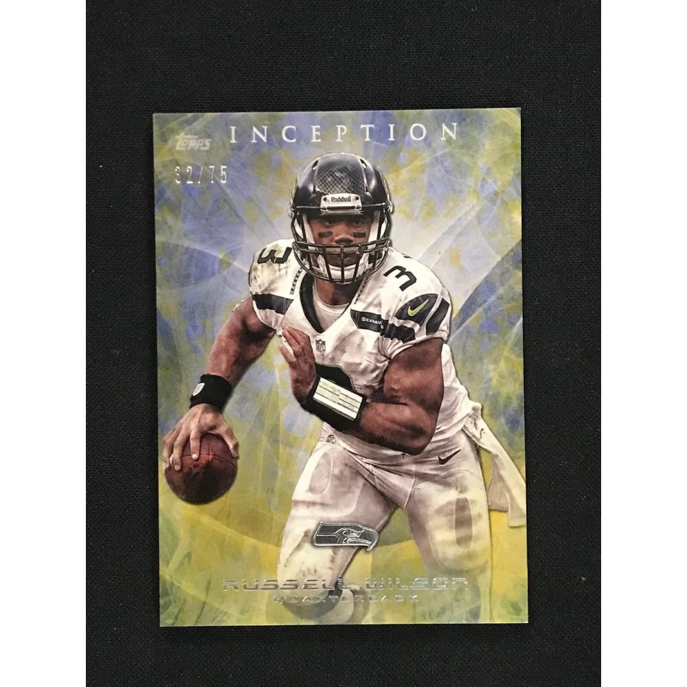 2013 Topps Inception Russell Wilson 32/75: 2013 Topps Inception Russell Wilson 32/75