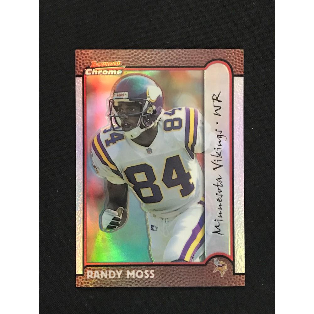 1999 Bowman Randy Moss 2nd Year Card (1 of 2)