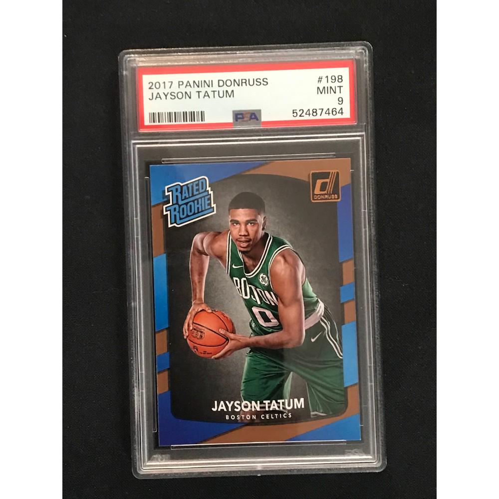 2017 Panini Donruss Jayson Tatum Rc Psa 9 (1 of 2)