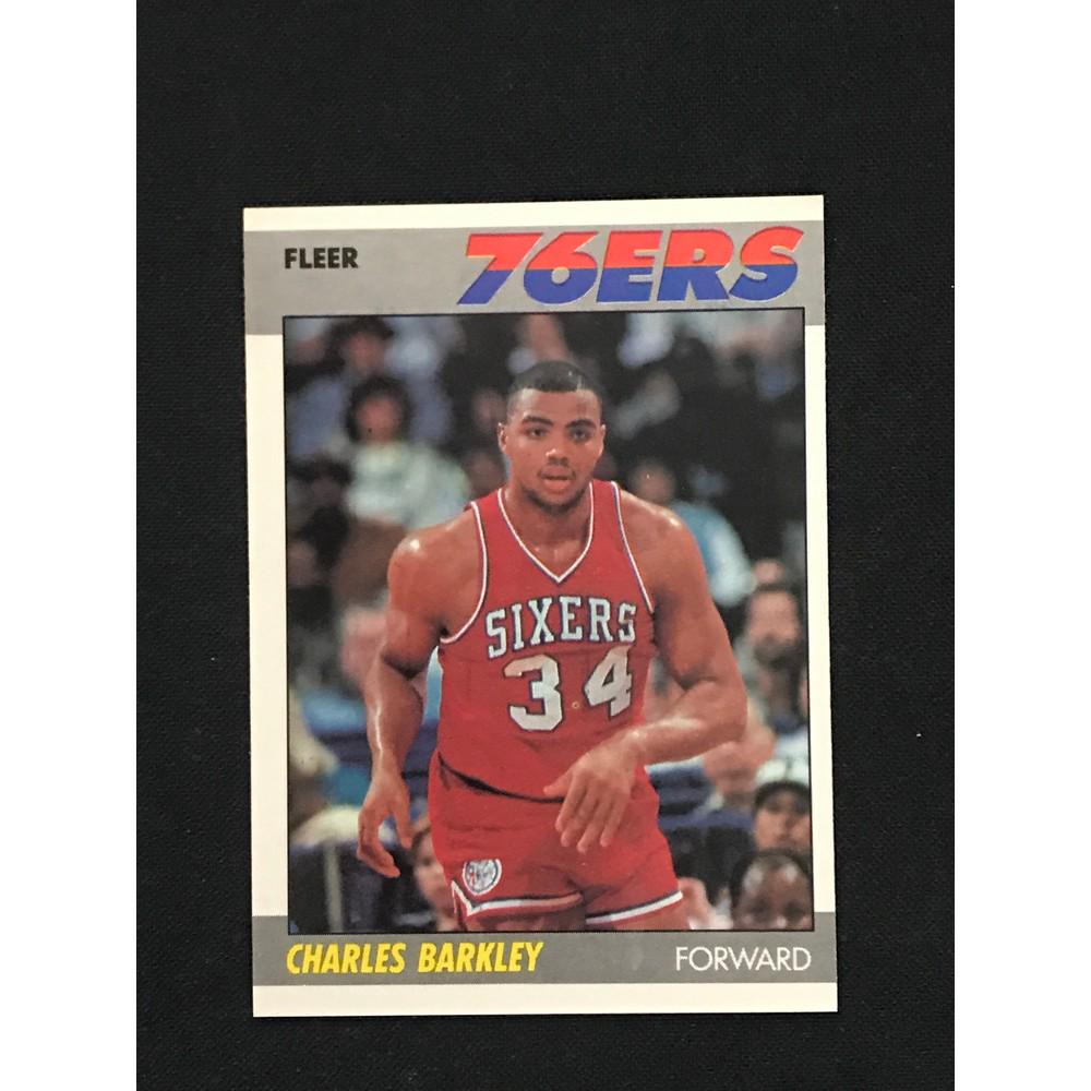 1987 Fleer Charles Barkley Card (1 of 2)