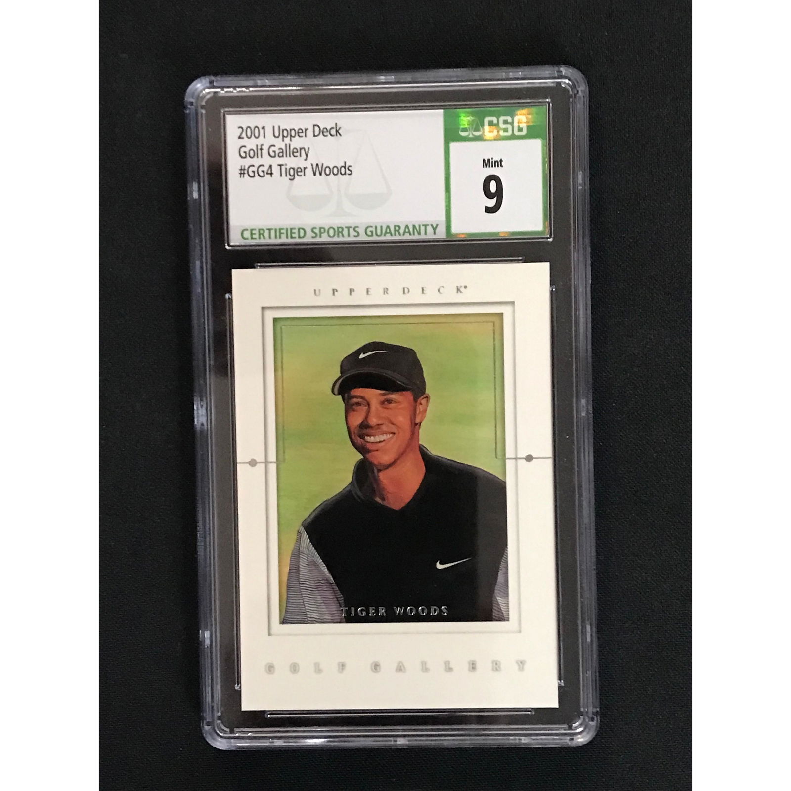 2001 Ud Golf Gallery Tiger Woods Csg 9: 2001 Ud Golf Gallery Tiger Woods Csg 9