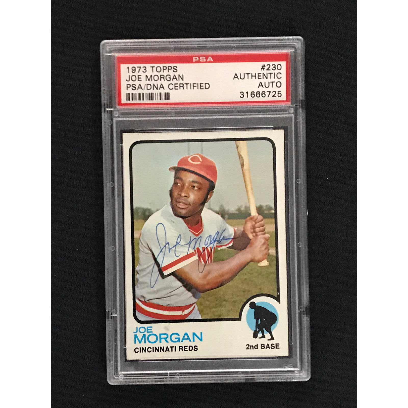 1973 Topps Joe Morgan Auto Psa Dna (1 of 2)