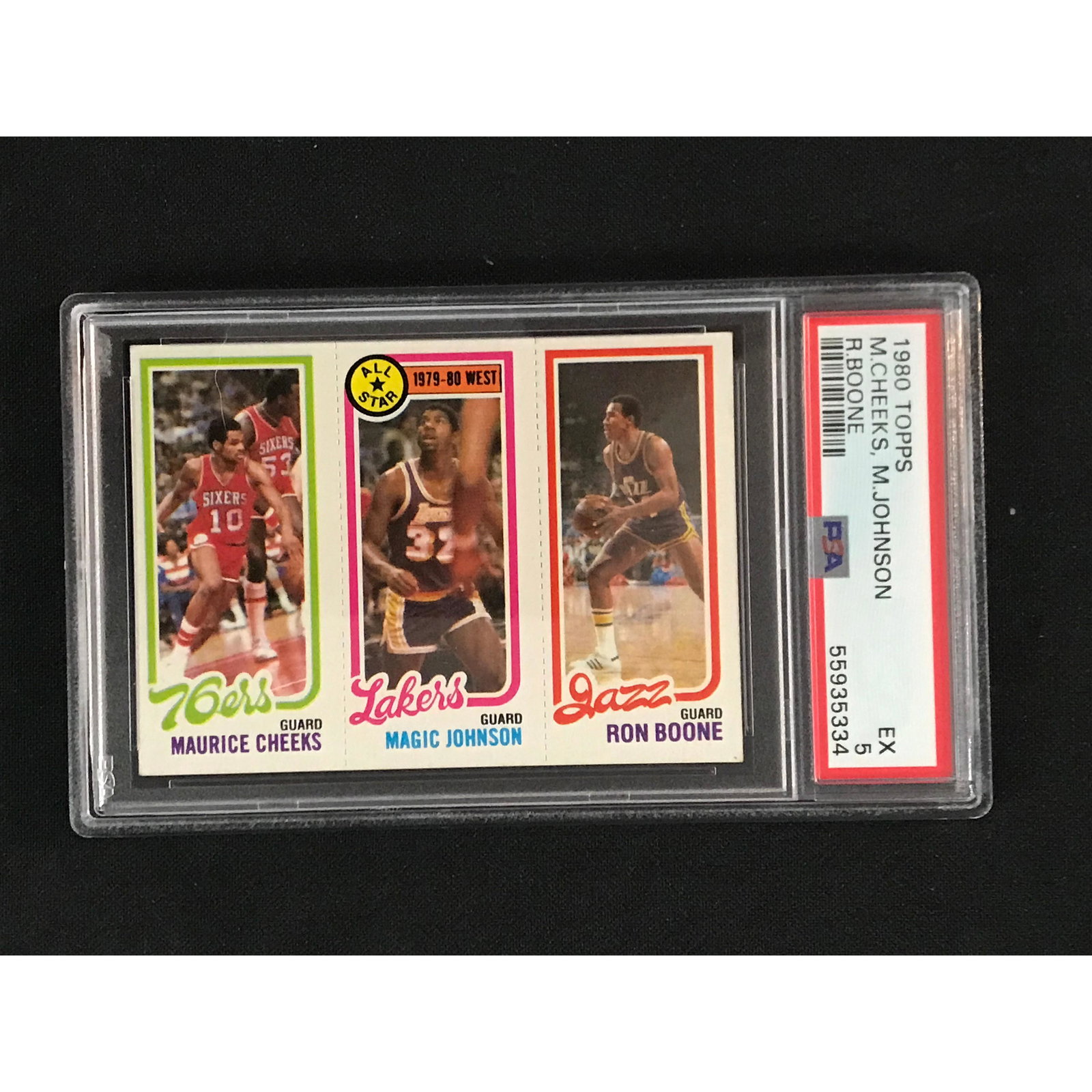 1980 Topps Magic Johnson Rookie Psa 5 (1 of 2)