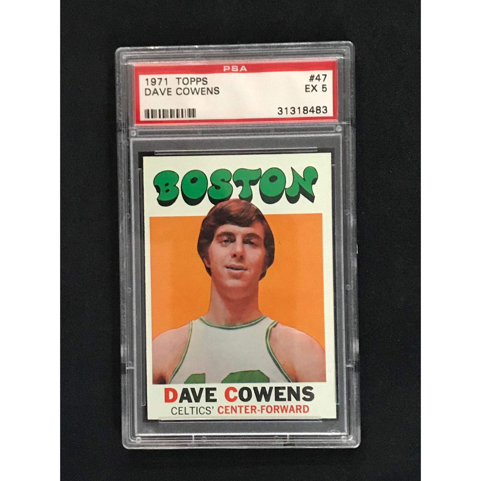 1971 Topps Dave Cowens Rookie Psa 5 (1 of 2)