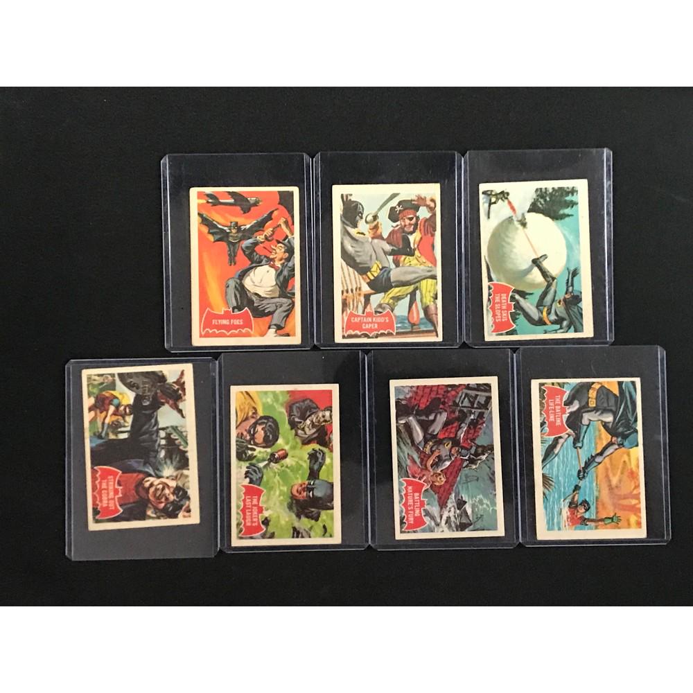 7 1966 Topps Batman Cards (1 of 2)