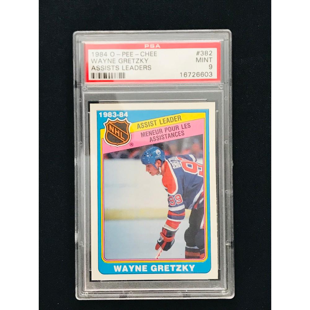 1984 Opc Wayne Gretzky Leader Card Psa 9 (1 of 2)
