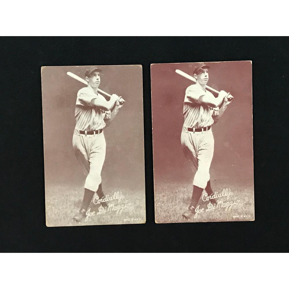 Two 1947-1966 Baseball Exhibit Joe Dimaggio (1 of 2)
