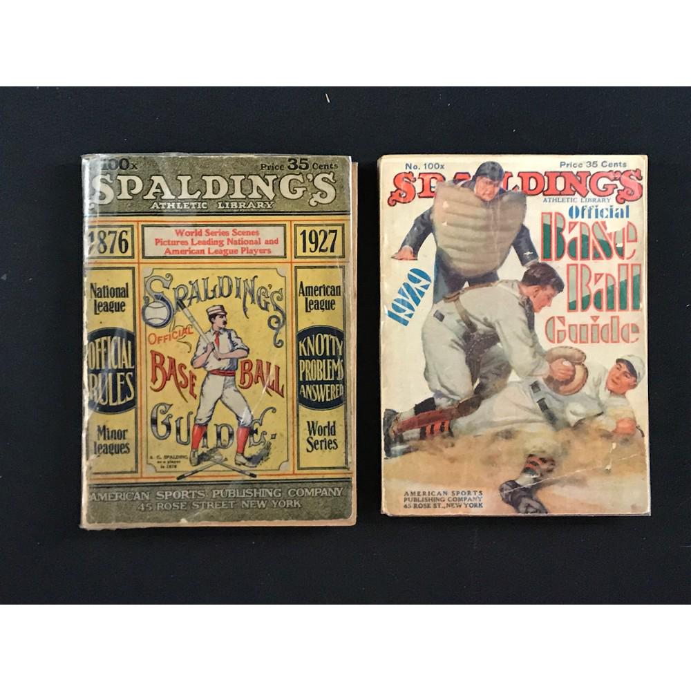 Two Antique Spalding Baseball Guides (1 of 2)