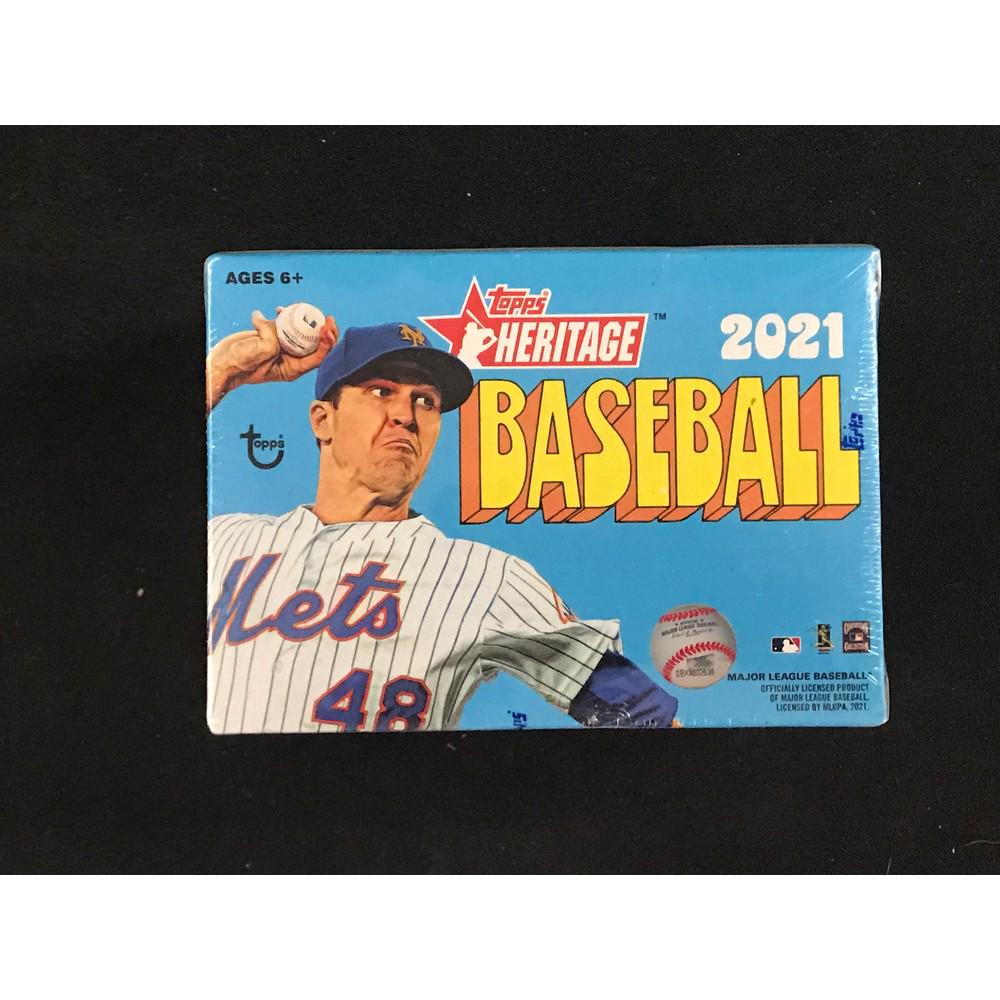 Sealed 2021 Topps Heritage Baseball Blaster Box (1 of 2)