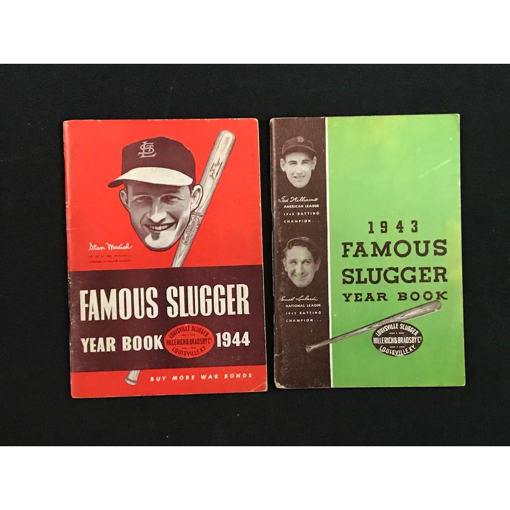 1943 And 1944 Famous Sluggers Yearbooks: 1943 And 1944 Famous Sluggers Yearbooks