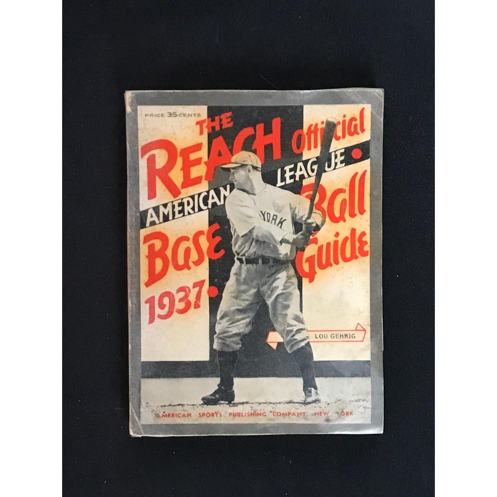 1937 Reach American League Baseball Guide (1 of 2)