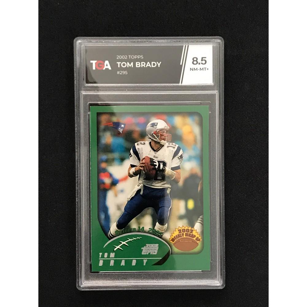 2002 Topps Tom Brady Tga 8.5 (1 of 2)