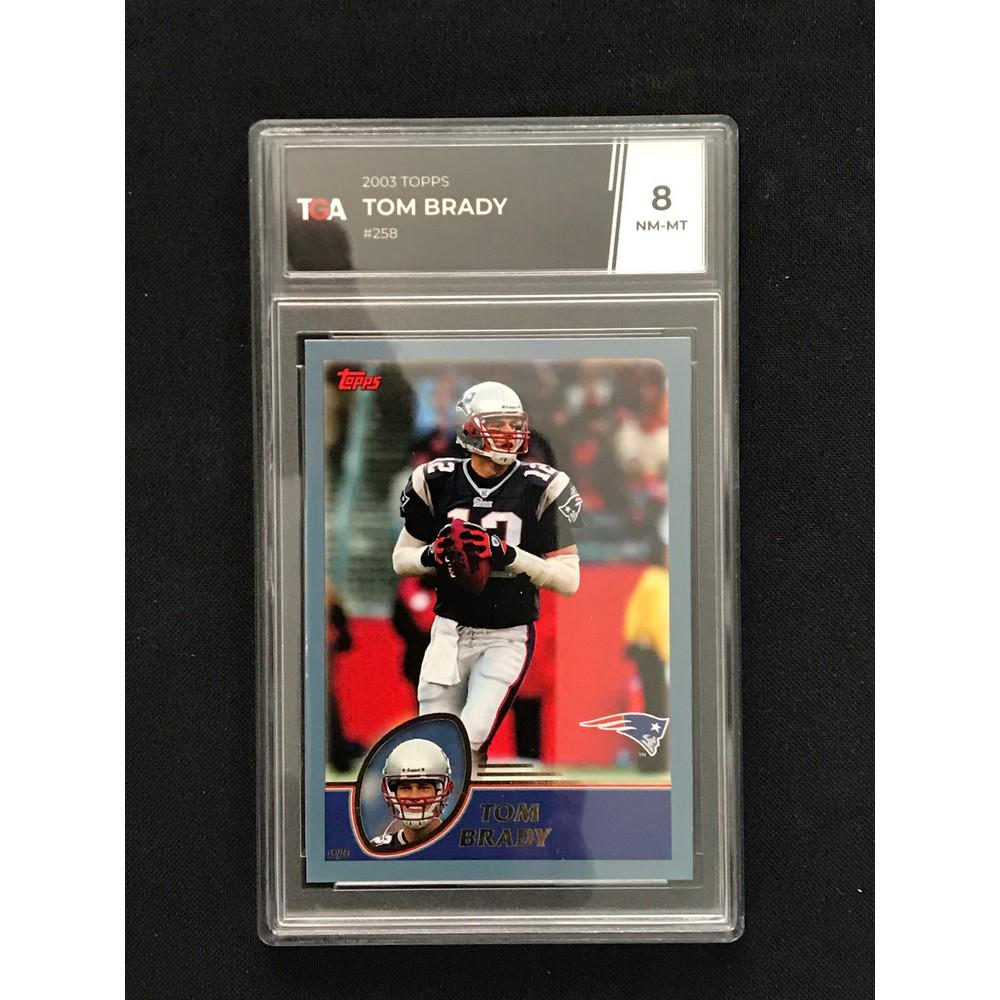 2003 Topps Tom Brady Tga 8 (1 of 2)