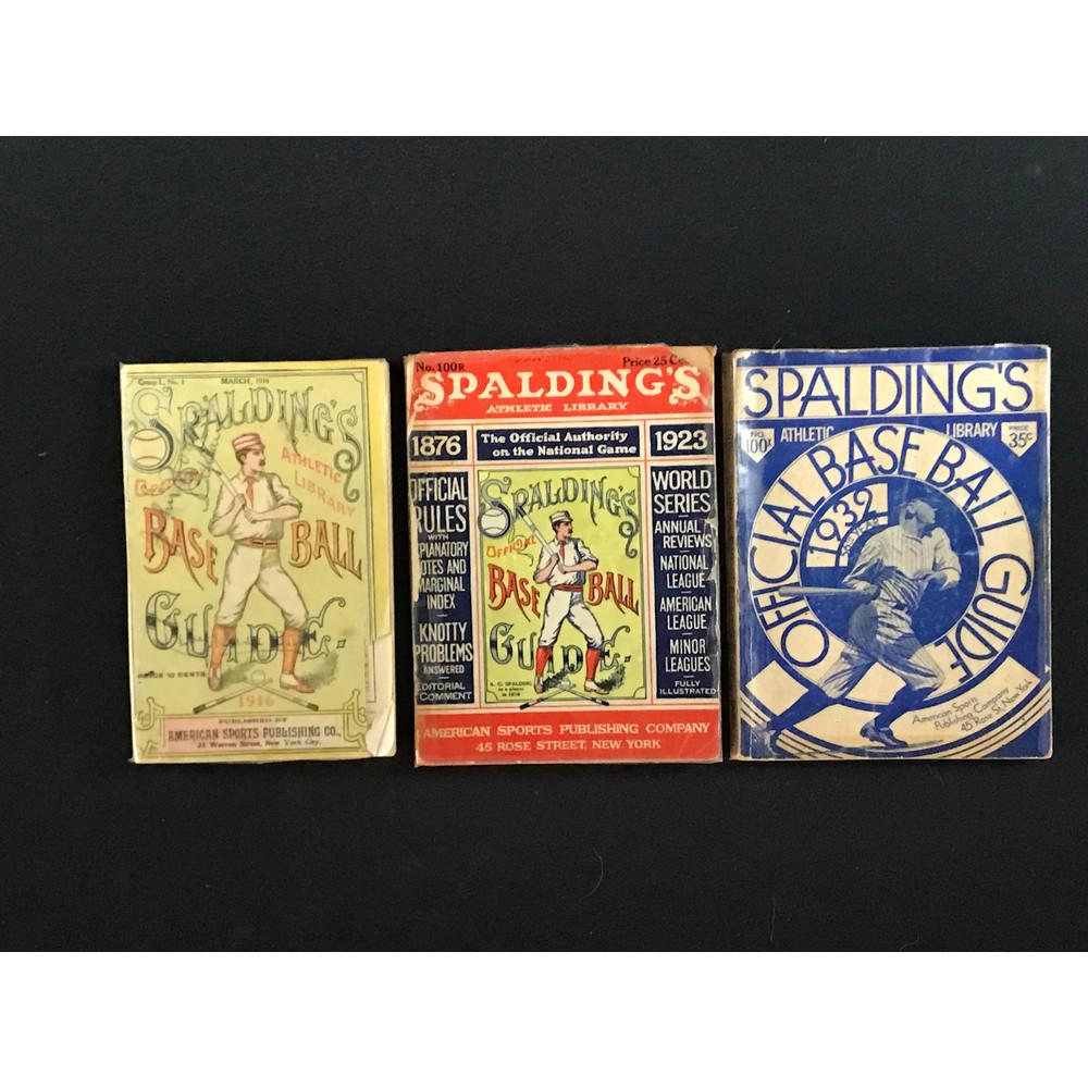 Three Spalding Guides 1916-1932 (1 of 2)