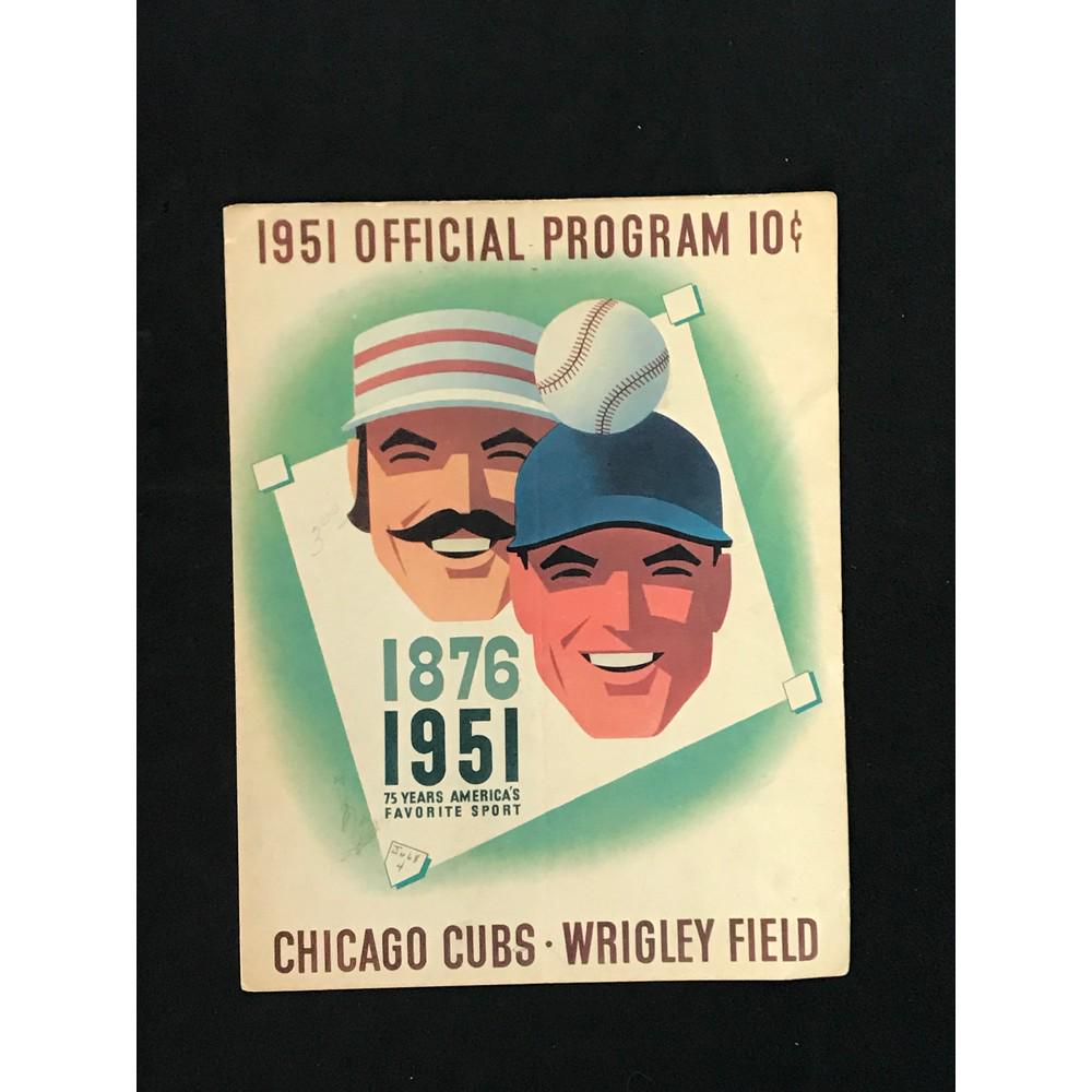 1951 Chicago Cubs Official Program (1 of 3)