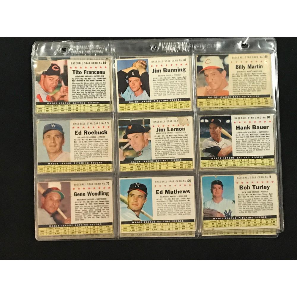 32 1961 Post Cereal Baseball Cards With Hof (1 of 8)