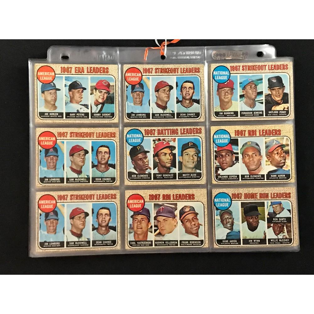 69 1968 Topps Baseball Cards With Hof (1 of 6)