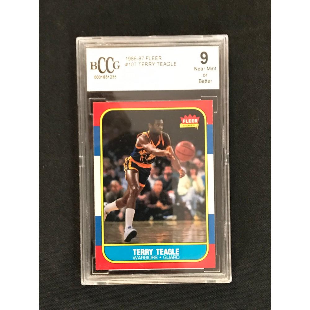1986 Fleer Terry Teagle Bccg 9 (1 of 2)