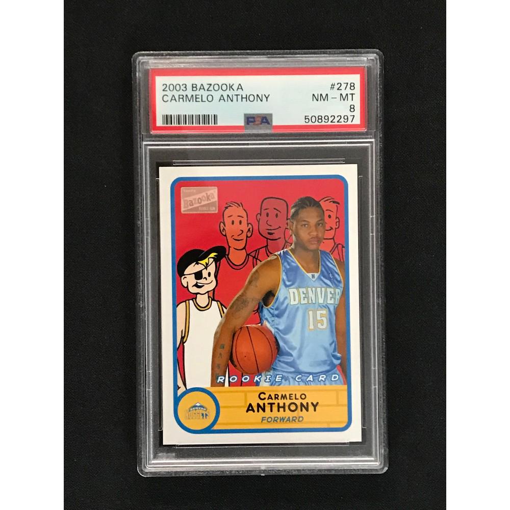 2003 Bazooka Carmello Anthony Rookie Psa 8 (1 of 2)