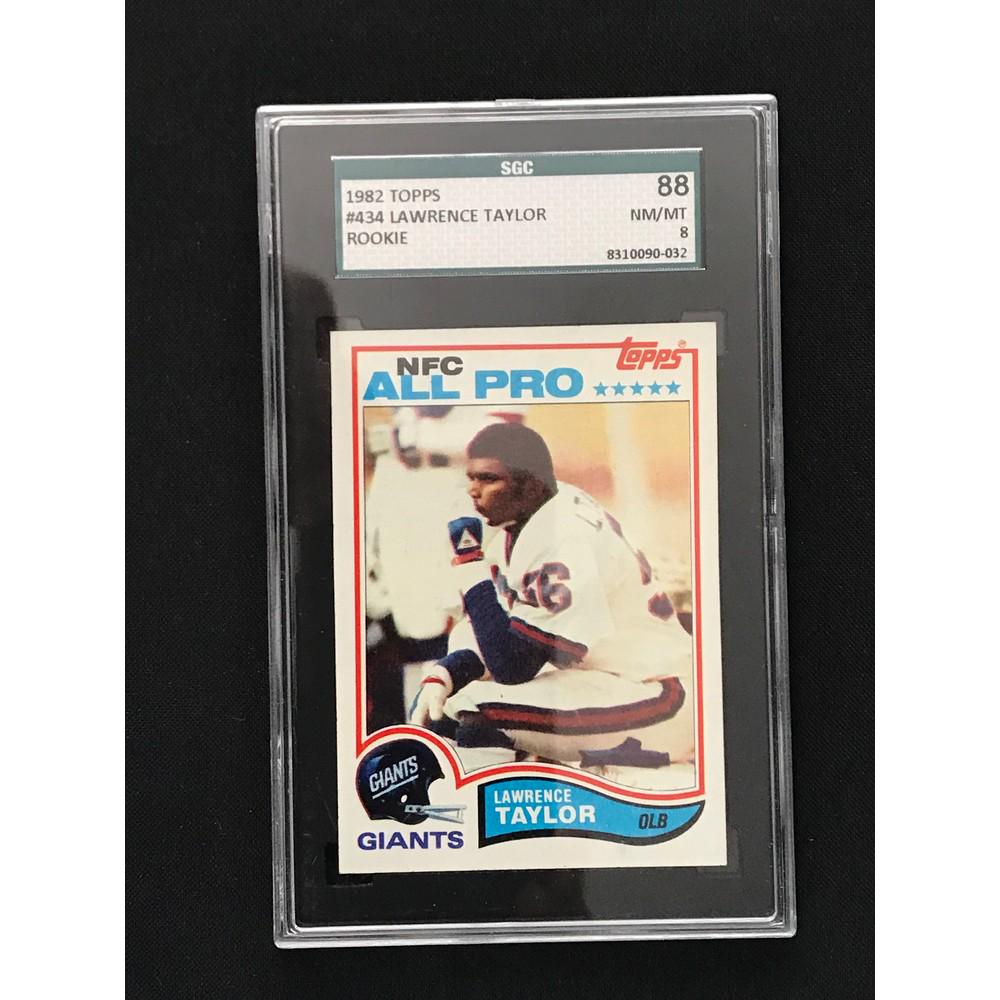 1982 Topps Lawrence Taylor Rookie Sgc 88 (1 of 2)