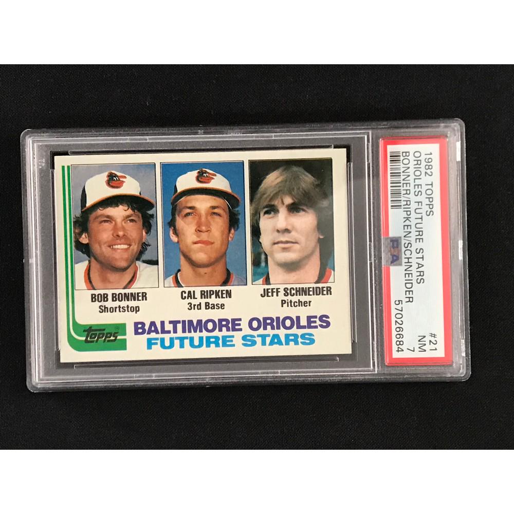 1982 Topps Cal Ripken Jr. Rookie Psa 7 (1 of 2)
