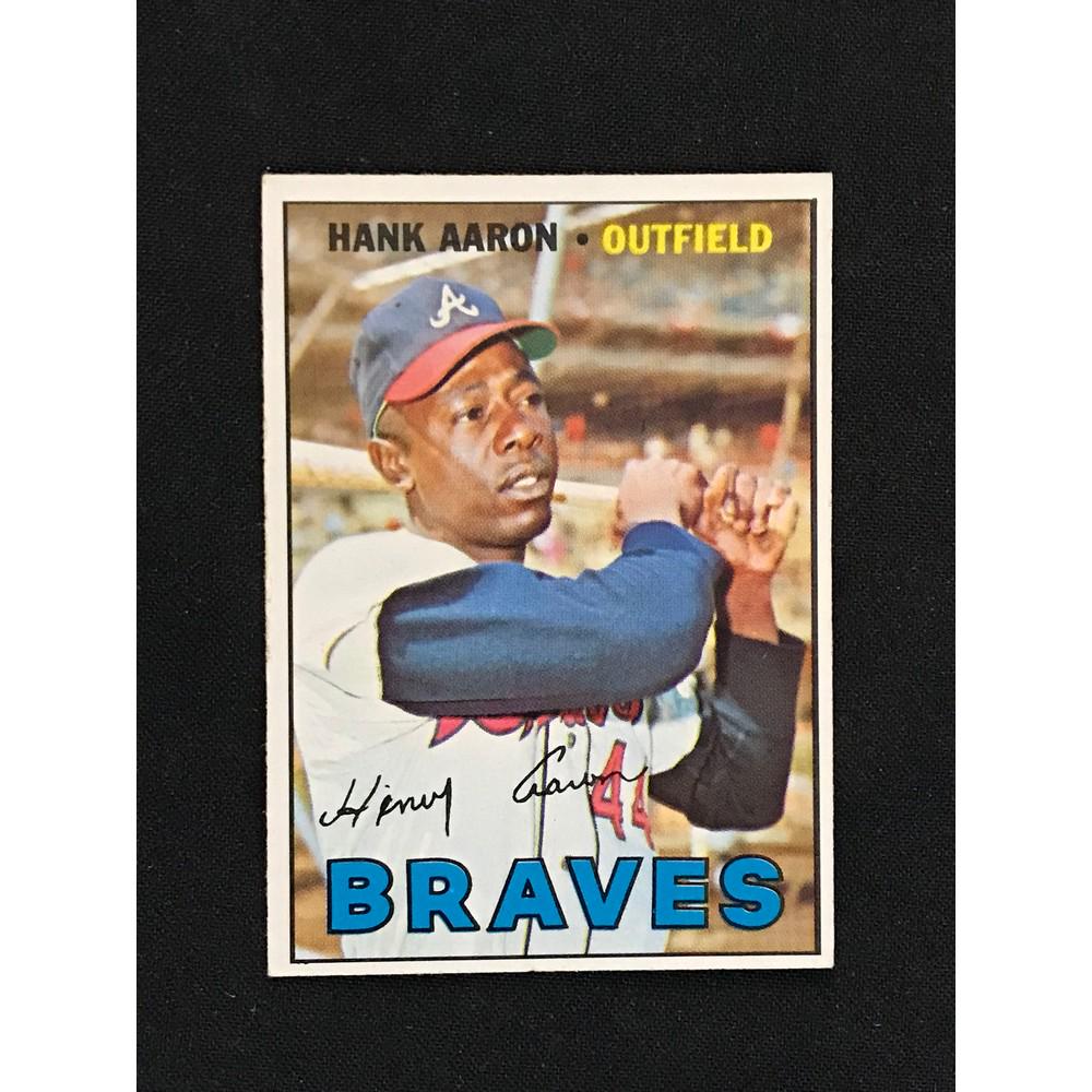 1967 Topps Hank Aaron Card (1 of 2)