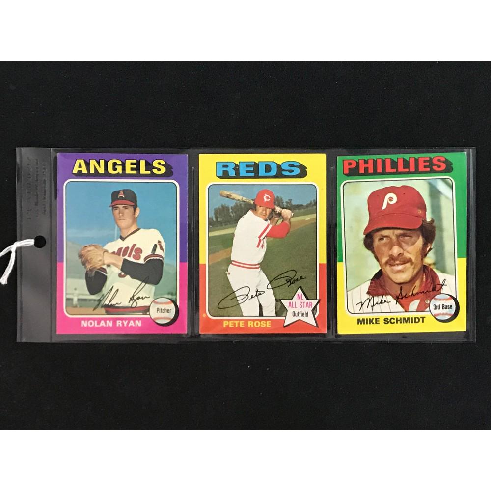 Three 1975 Topps Baseball Hof (1 of 2)