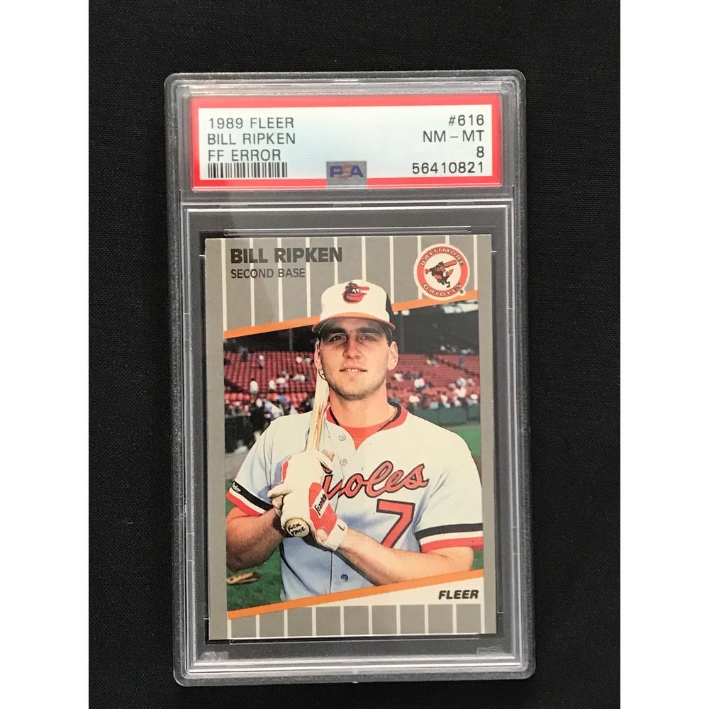 1989 Fleer Billy Ripken F Face Error Rc Card Psa 8 (1 of 2)
