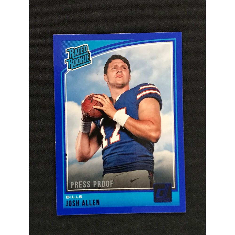 2018 Donruss Josh Allen Press Proof Rookie (1 of 2)