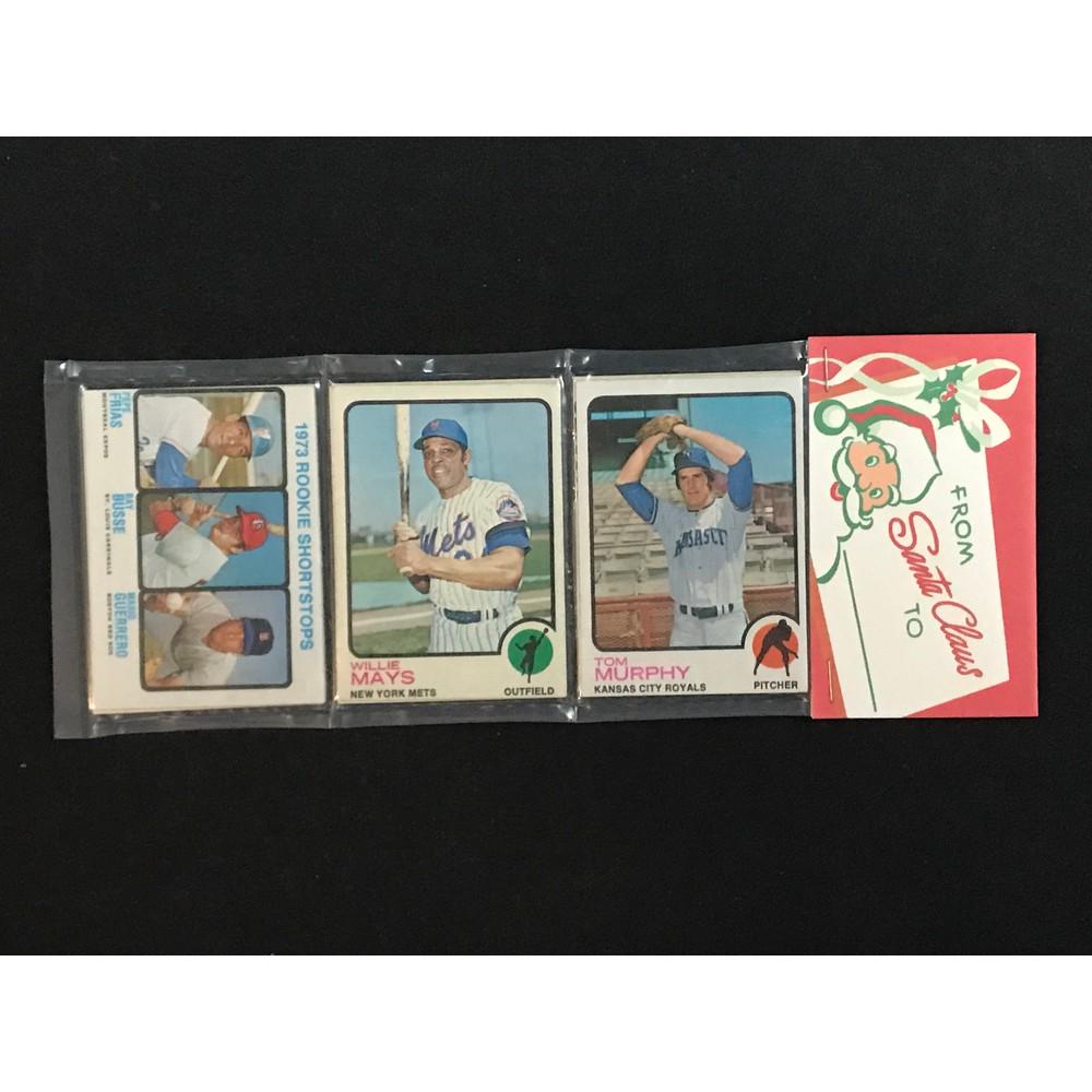 1973 Topps Christmas Rack Pack Mays On Front (1 of 2)