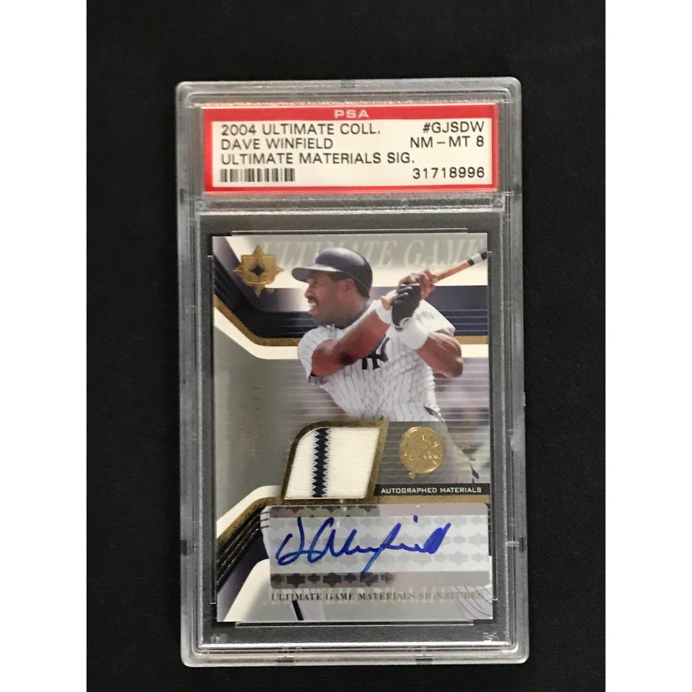 2004 Ud Dave Winfield Auto Card Psa 8 (1 of 2)