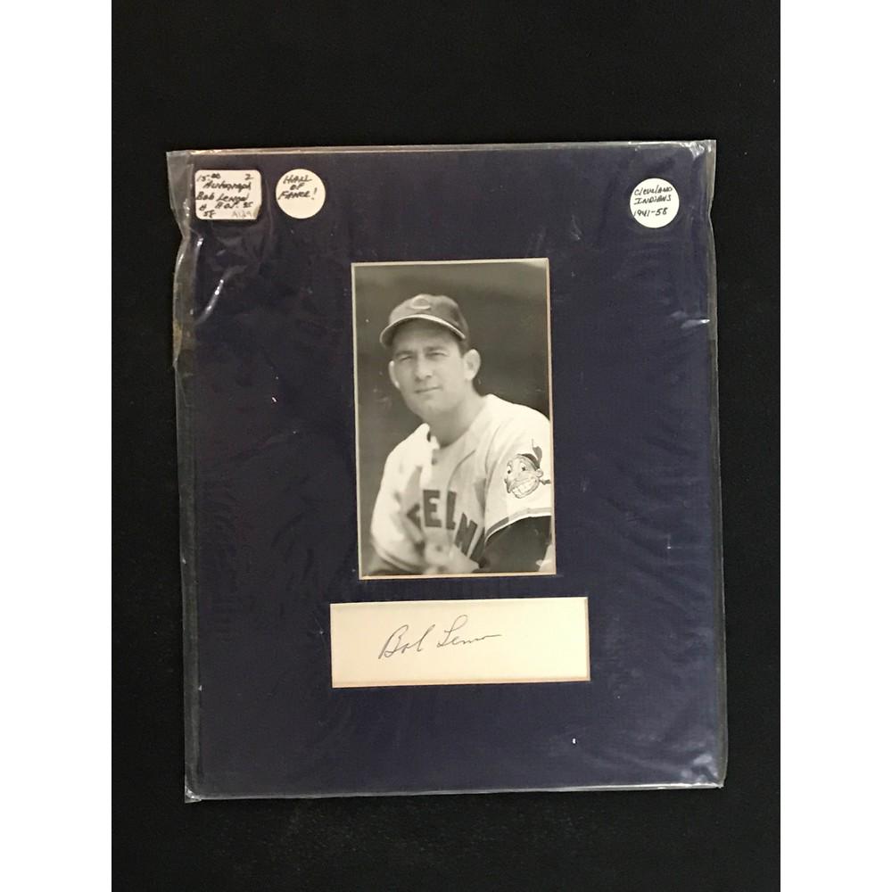 Bob Lemon Signed Cut Auto With Photo (1 of 2)