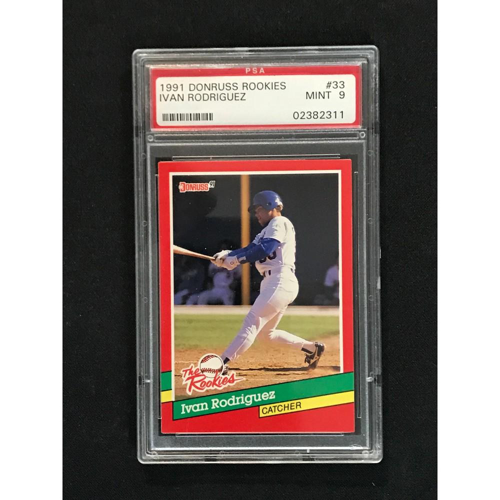 1991 Donruss Rookies Ivan Rodriguez Psa 9 (1 of 2)